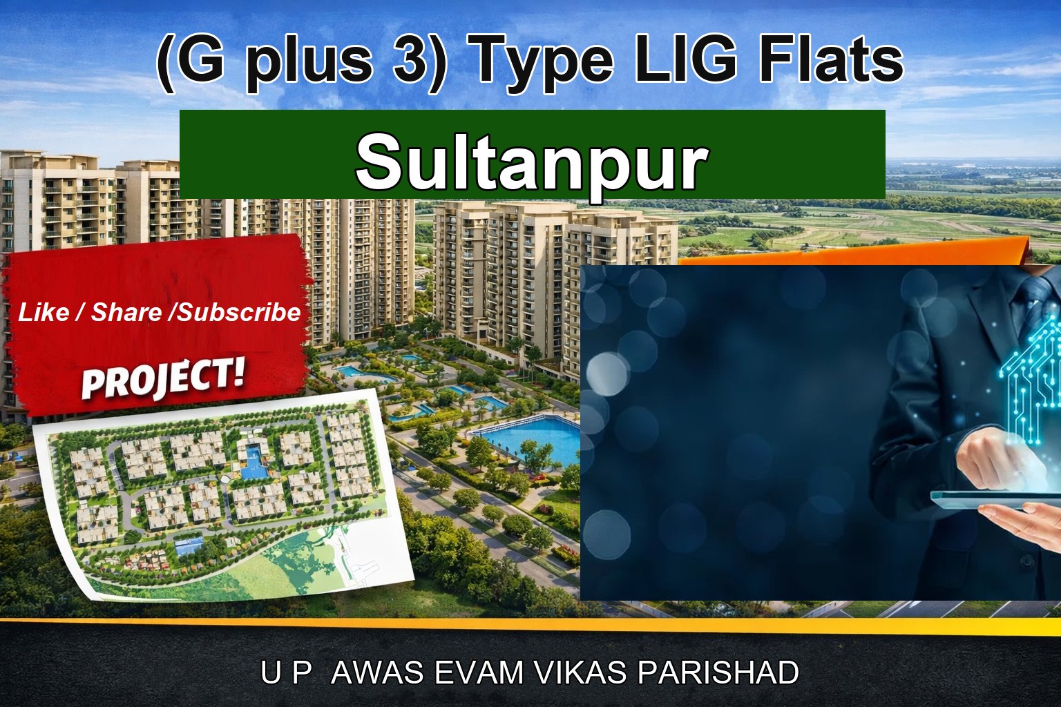 (G plus 3) Type LIG Flats