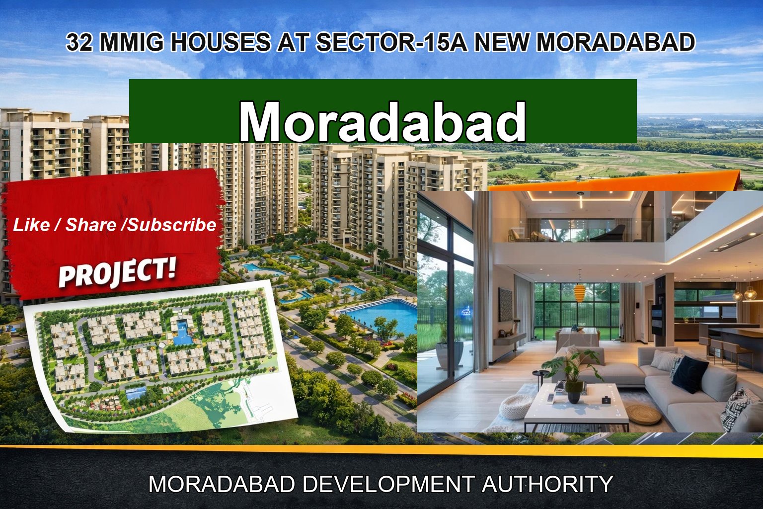 32 MMIG HOUSES AT SECTOR-15A NEW MORADABAD