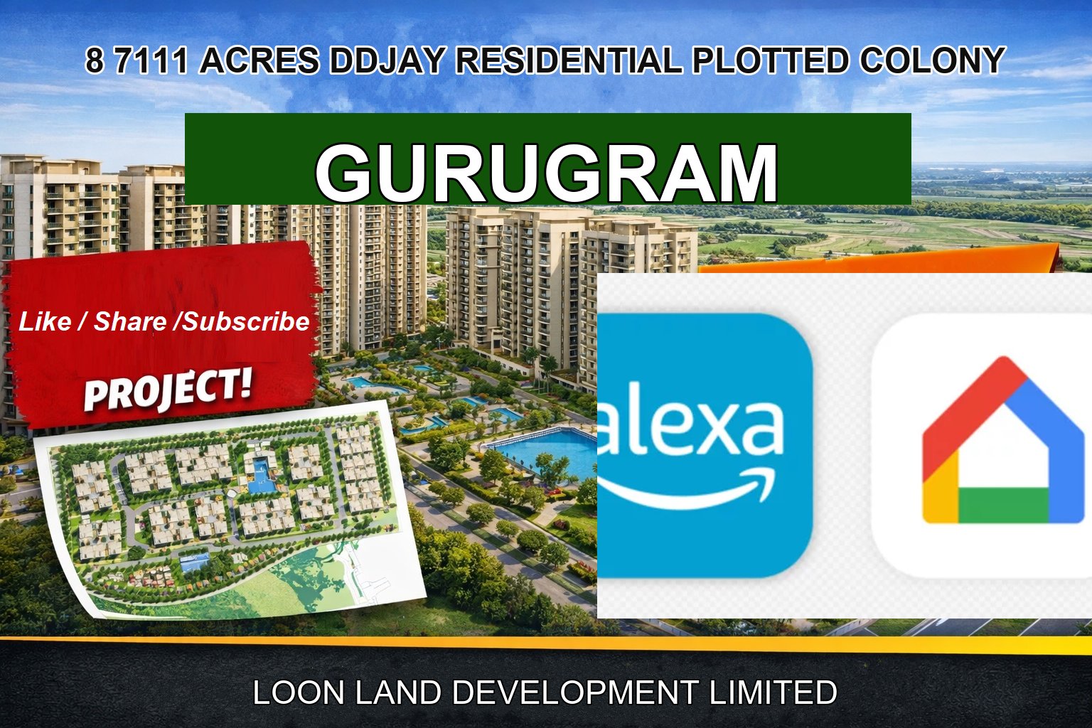 8 7111 ACRES DDJAY RESIDENTIAL PLOTTED COLONY