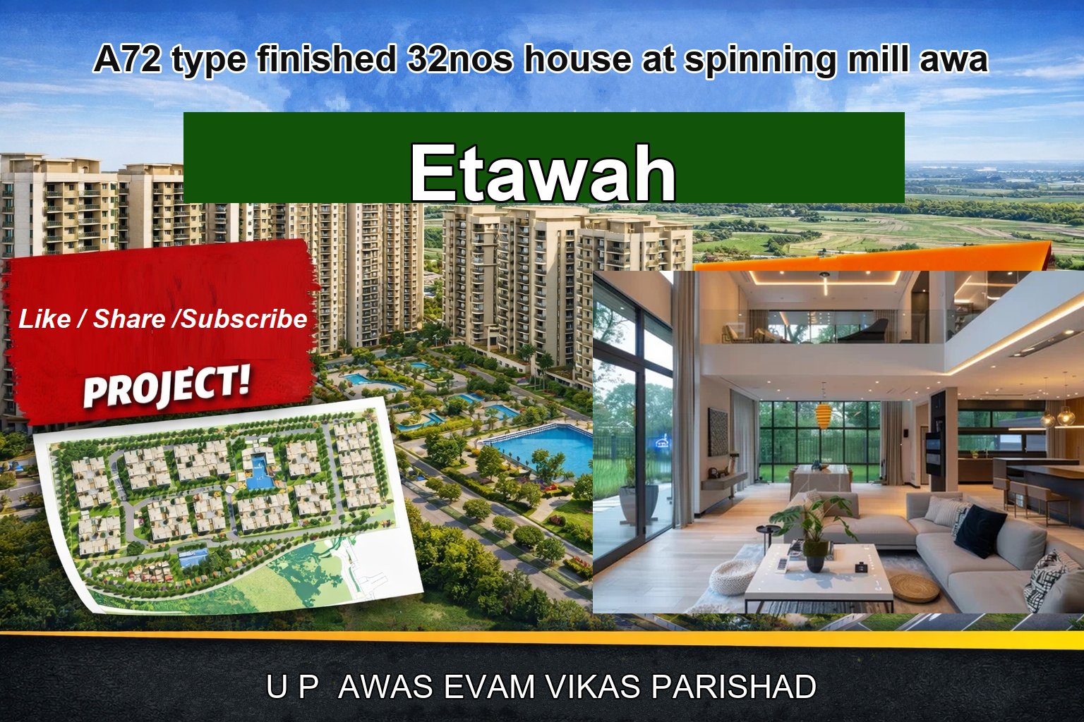 A72 type finished 32nos house at spinning mill awa