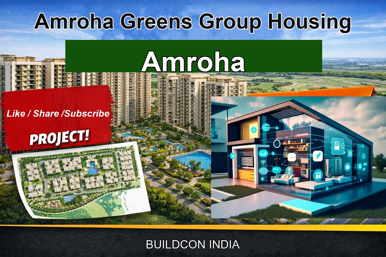 Amroha Greens Group Housing