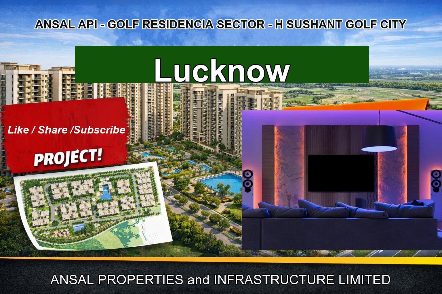 ANSAL API - GOLF RESIDENCIA SECTOR - H SUSHANT GOLF CITY