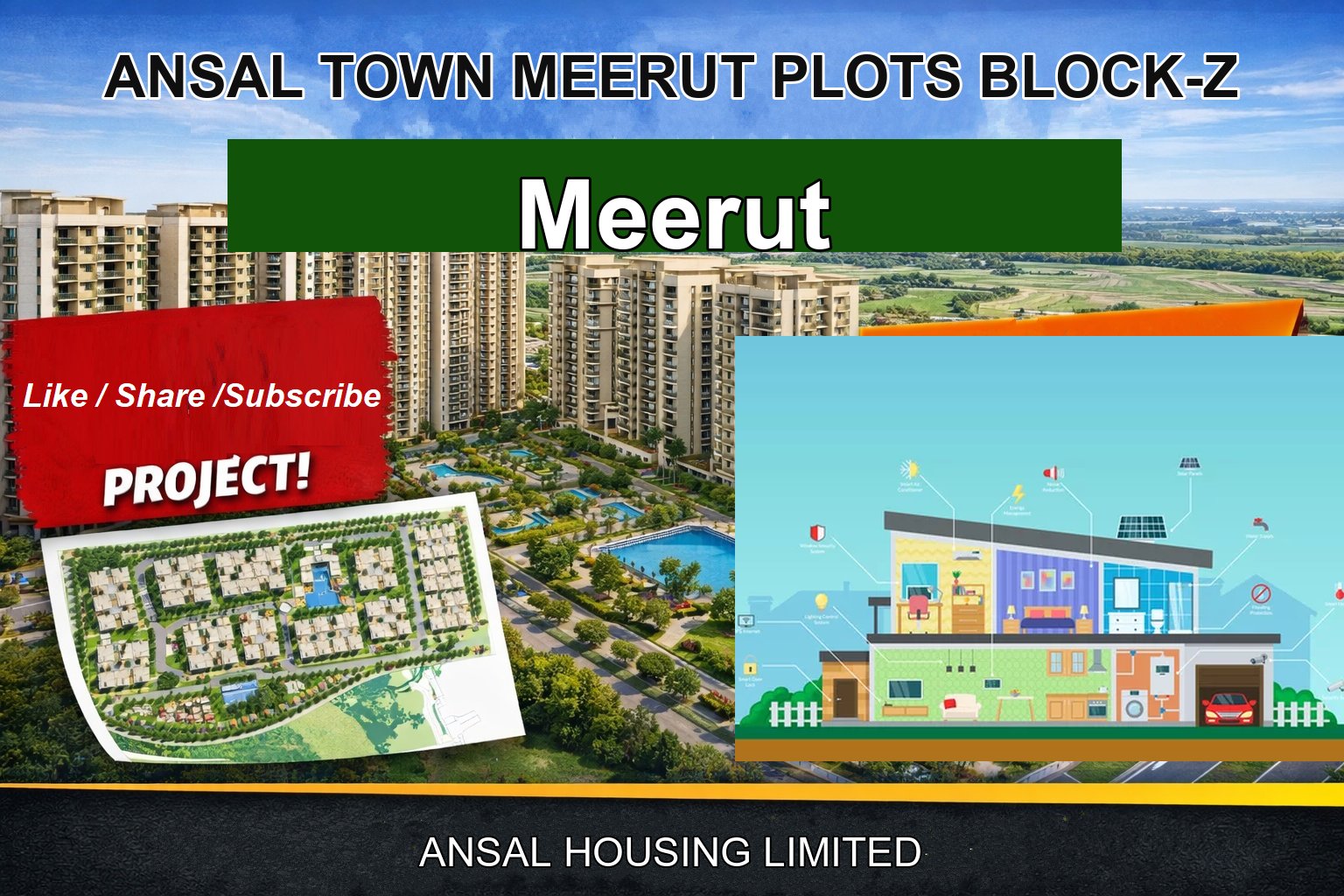 ANSAL TOWN MEERUT PLOTS BLOCK-Z