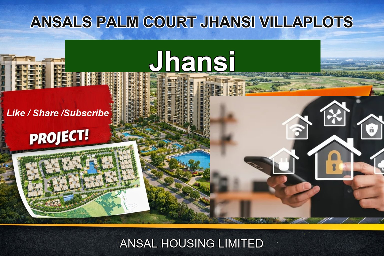 ANSALS PALM COURT JHANSI VILLAPLOTS