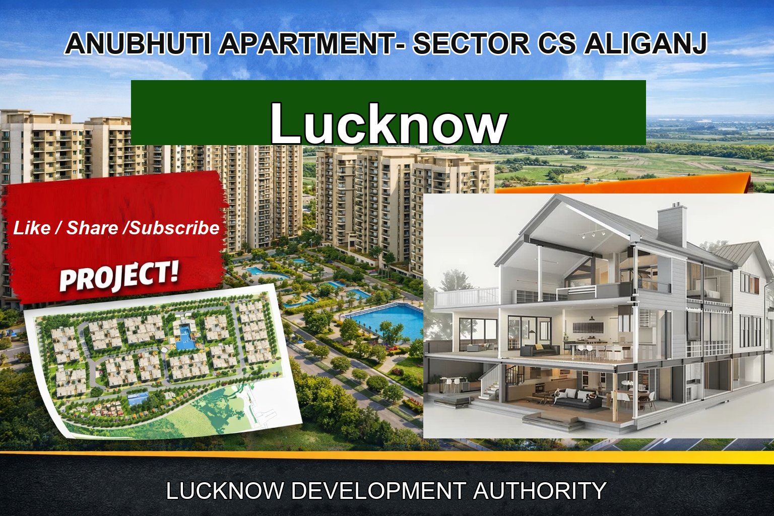 ANUBHUTI APARTMENT- SECTOR CS ALIGANJ