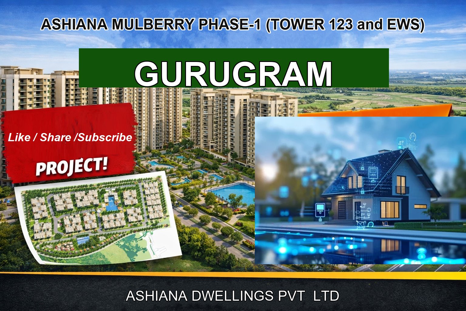 ASHIANA MULBERRY PHASE-1 (TOWER 123 and EWS)