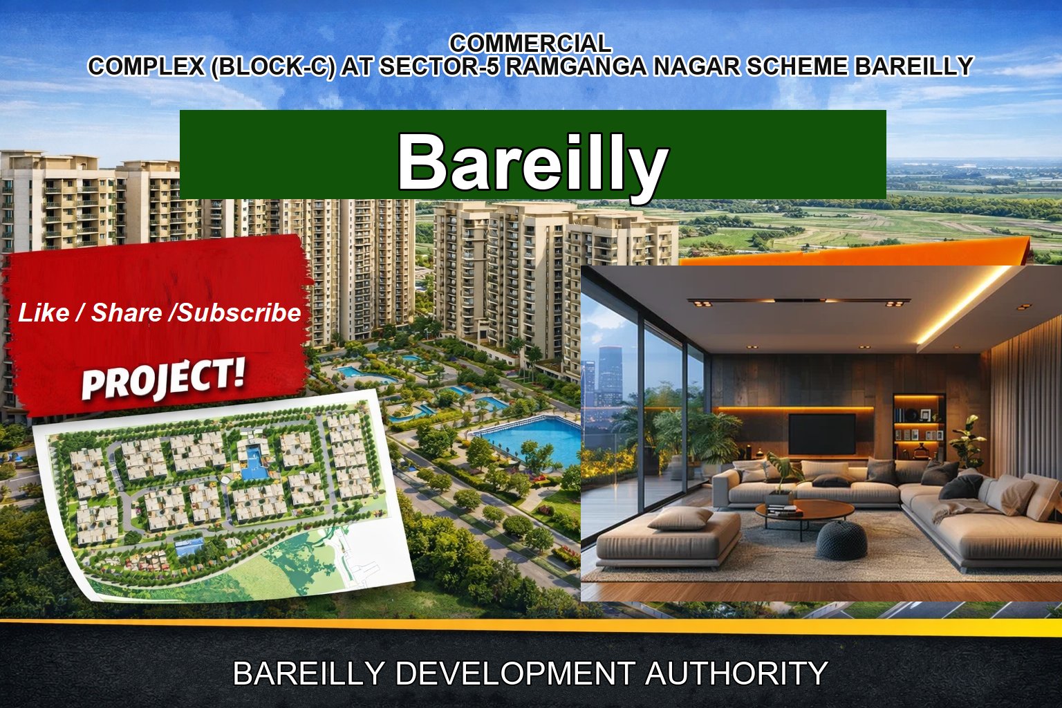 COMMERCIAL COMPLEX (BLOCK-C) AT SECTOR-5 RAMGANGA NAGAR SCHEME BAREILLY