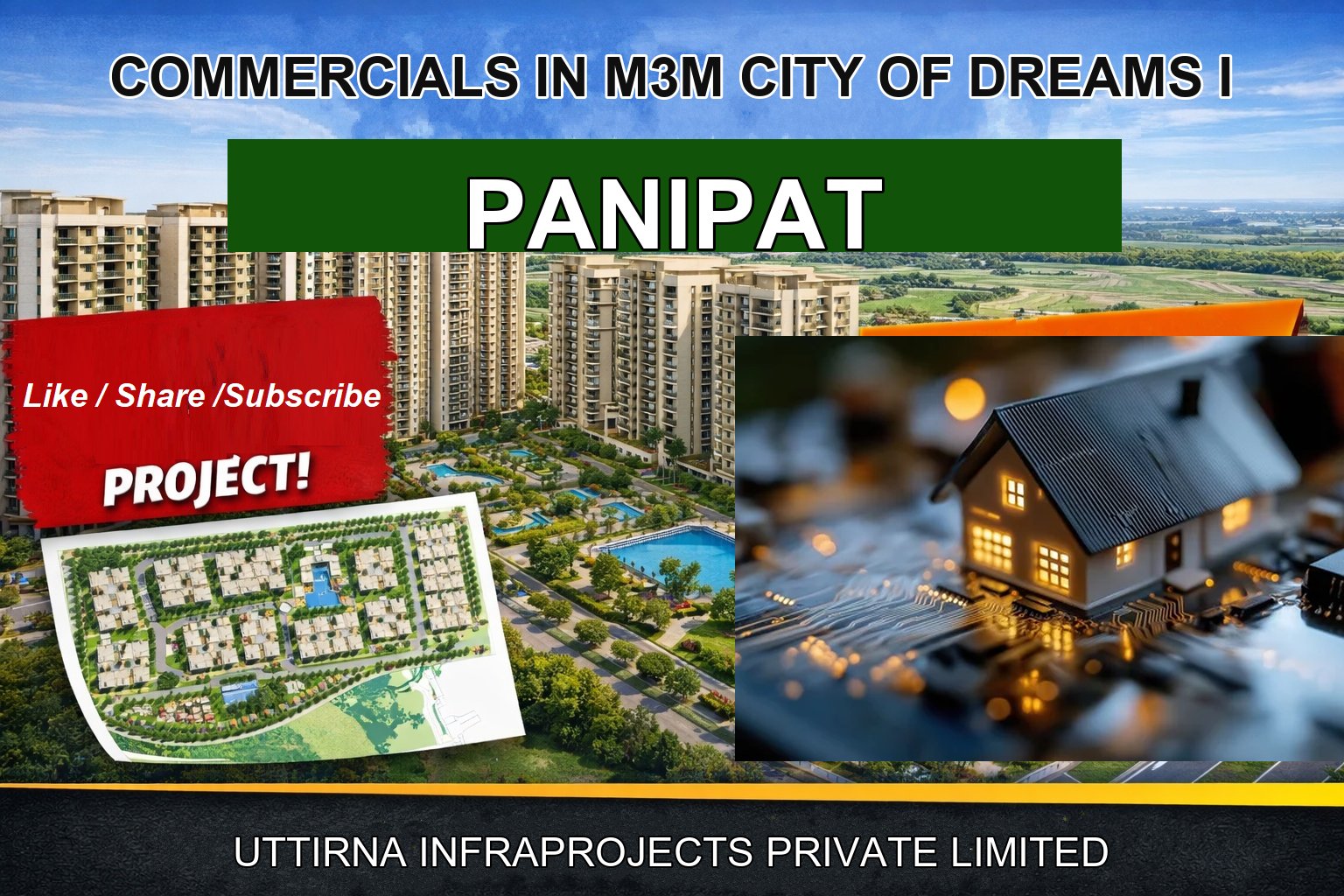 COMMERCIALS IN M3M CITY OF DREAMS I