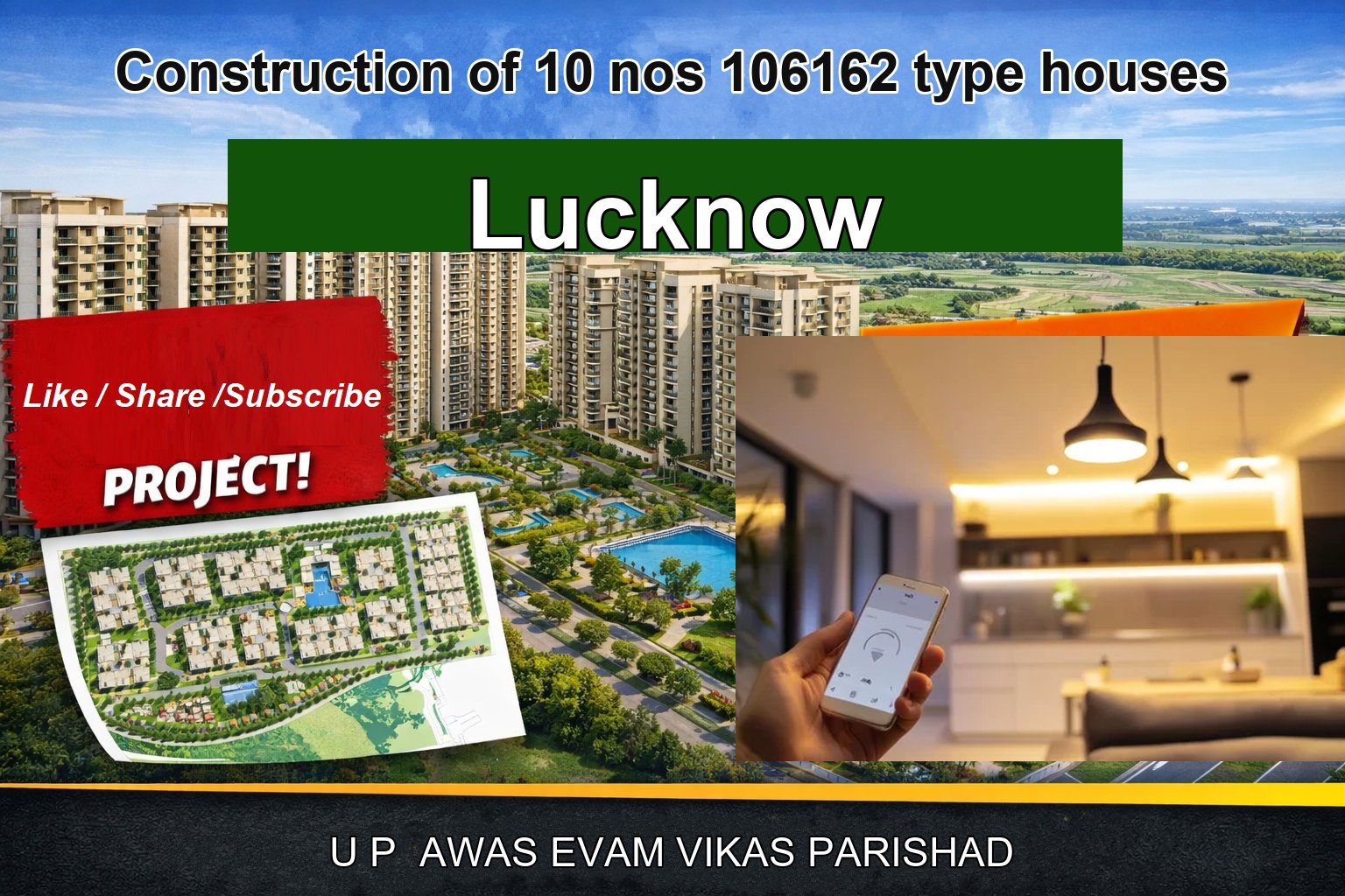 Construction of 10 nos 106162 type houses