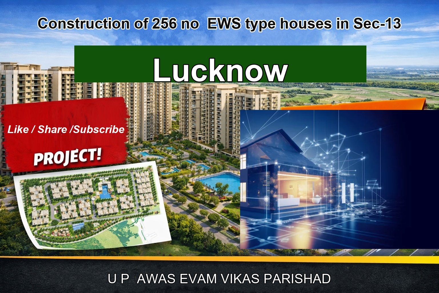 Construction of 256 no EWS type houses in Sec-13