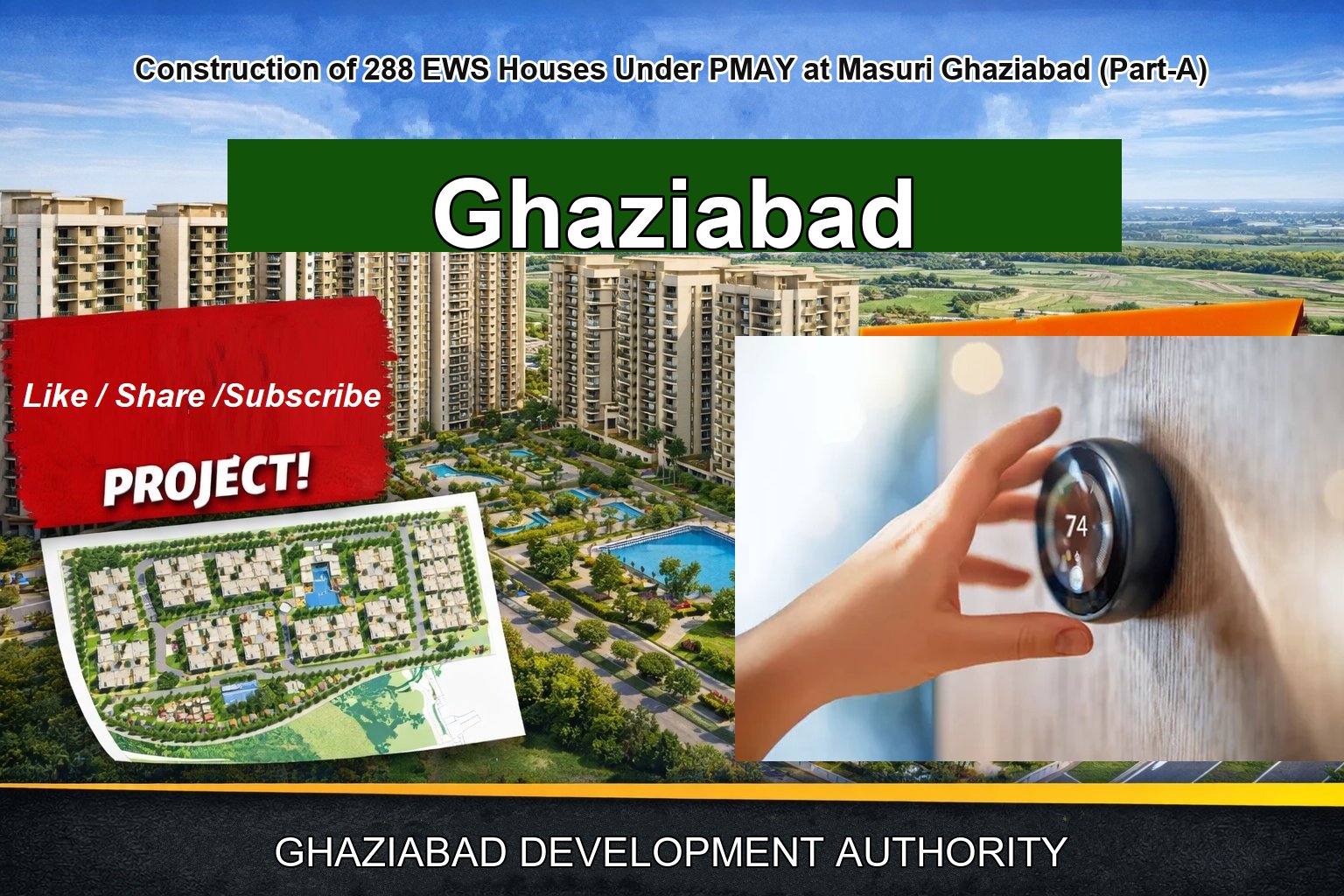 Construction of 288 EWS Houses Under PMAY at Masuri Ghaziabad (Part-A)