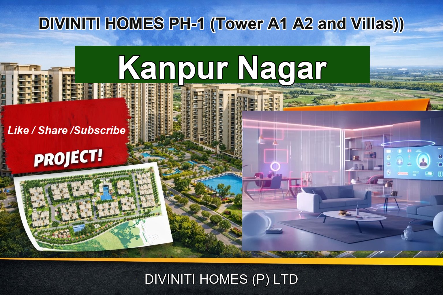 DIVINITI HOMES PH-1 (Tower A1 A2 and Villas))