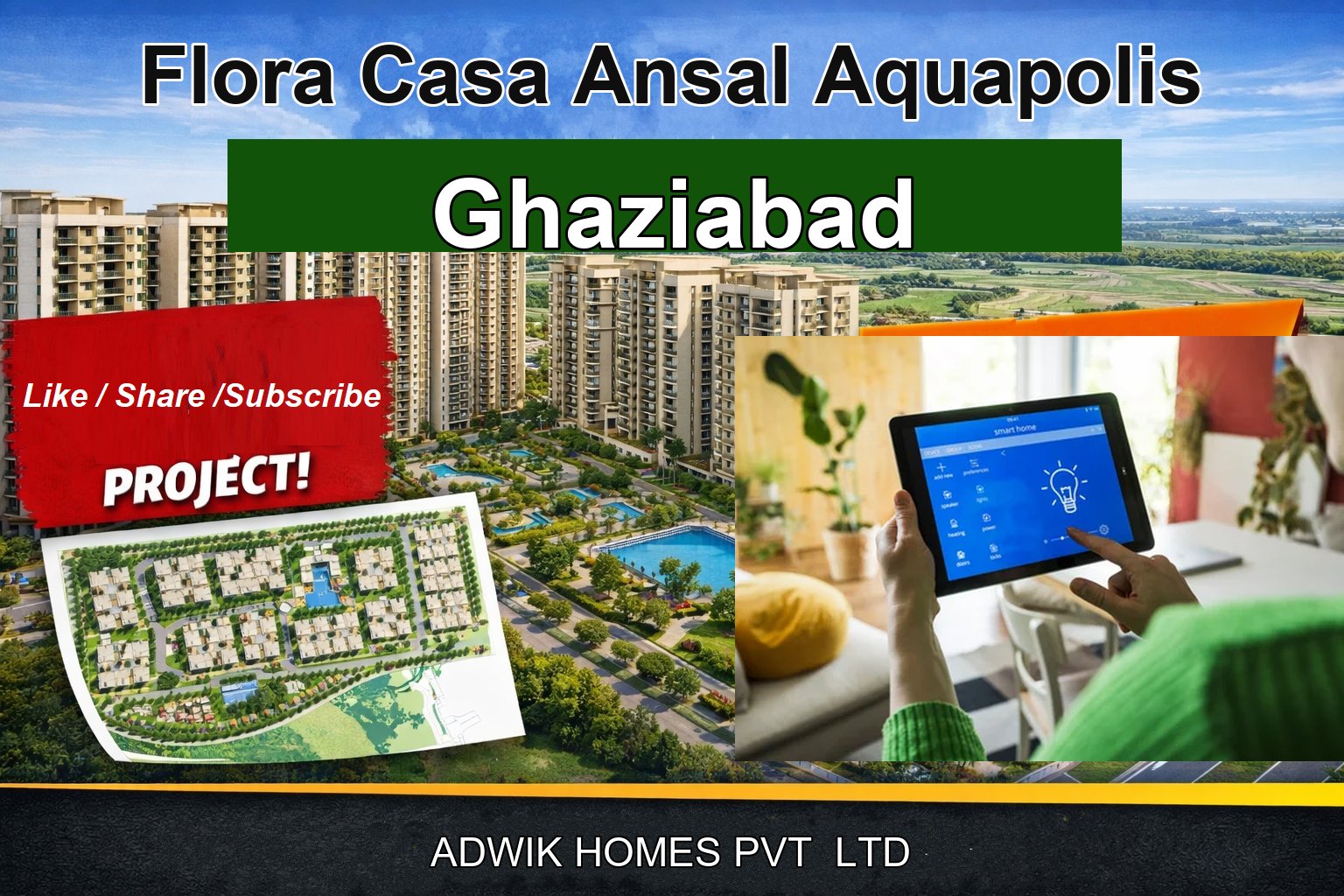 Flora Casa Ansal Aquapolis