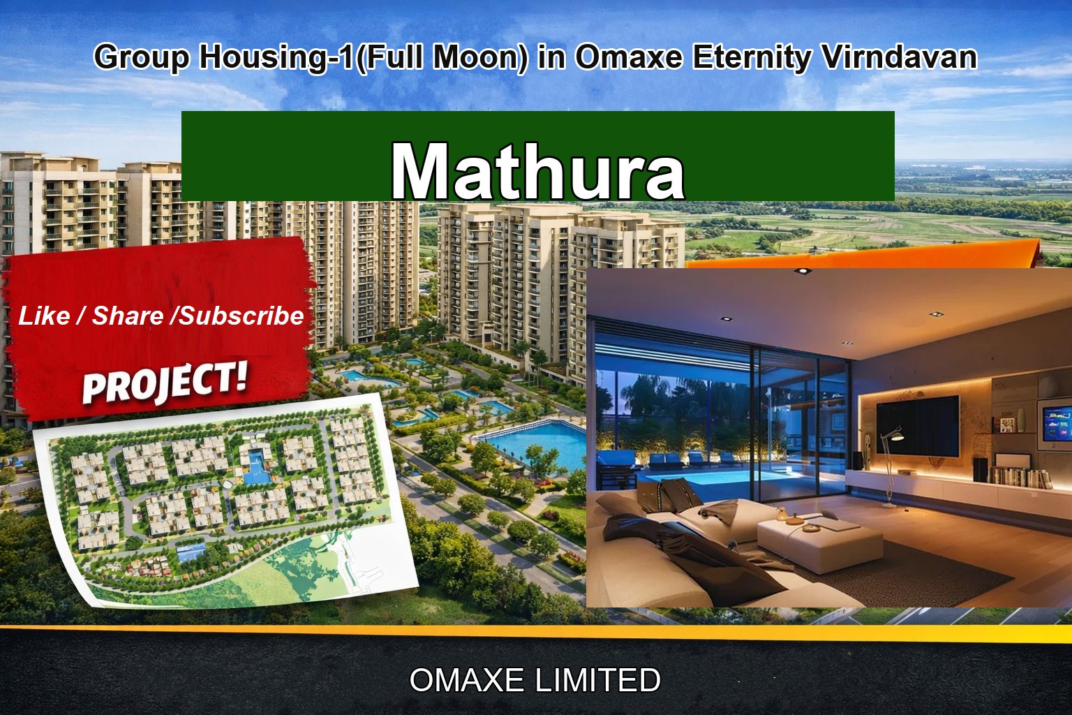 Group Housing-1(Full Moon) in Omaxe Eternity Virndavan