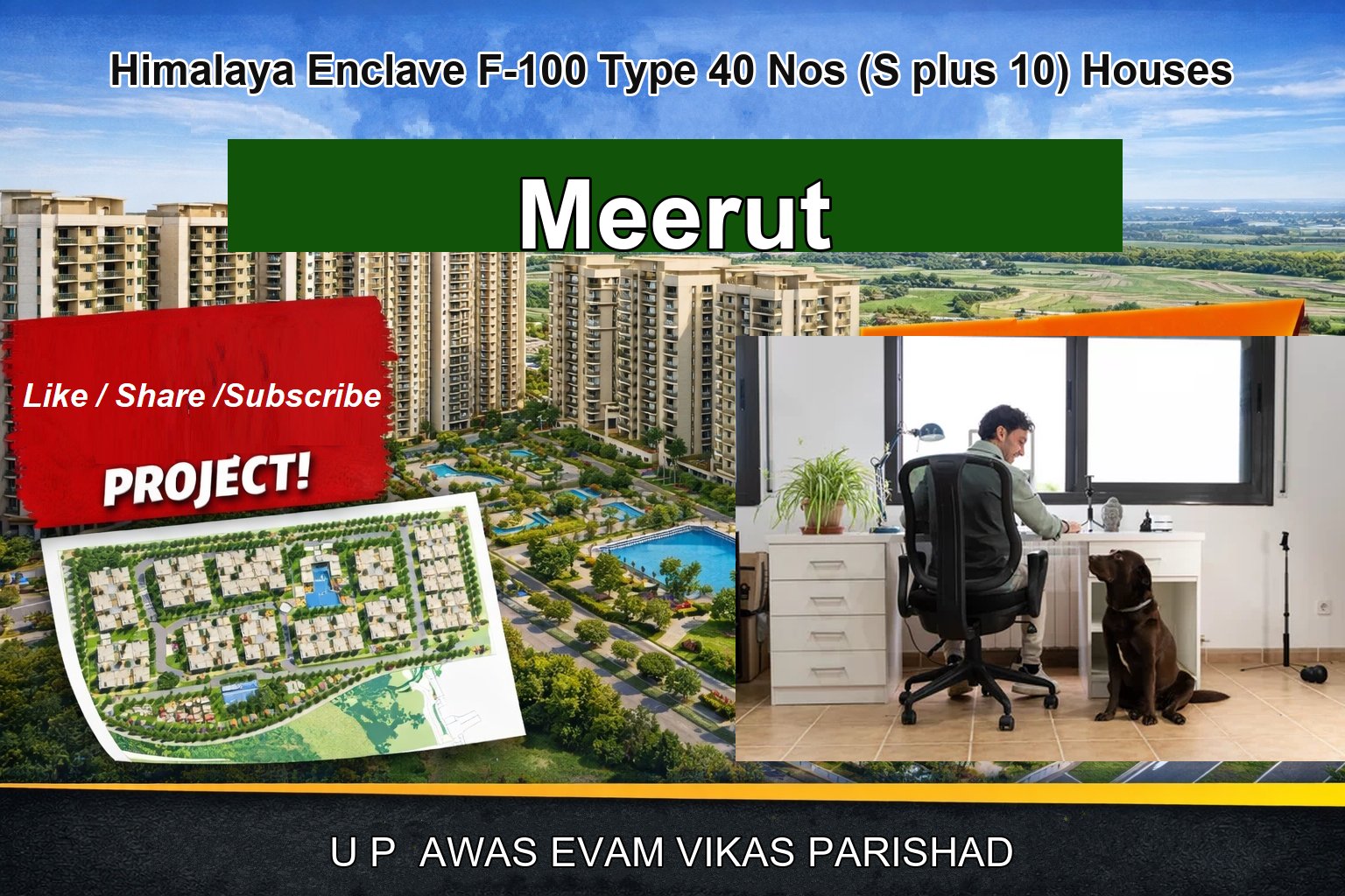 Himalaya Enclave F-100 Type 40 Nos (S plus 10) Houses