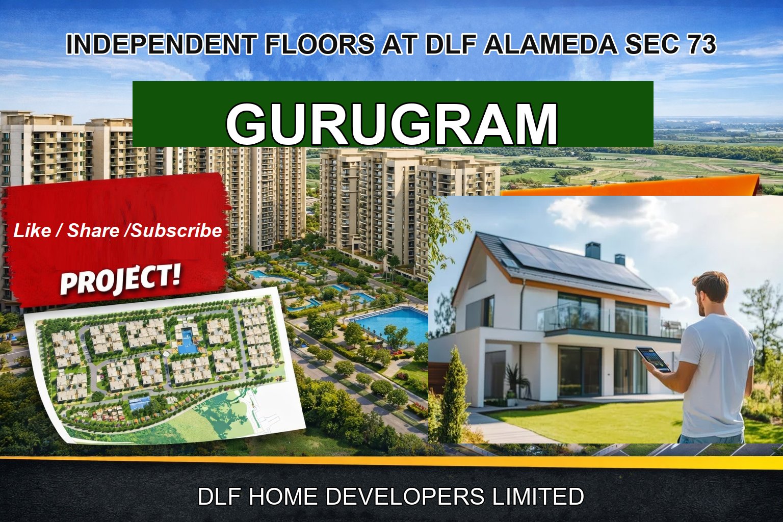 INDEPENDENT FLOORS AT DLF ALAMEDA SEC 73