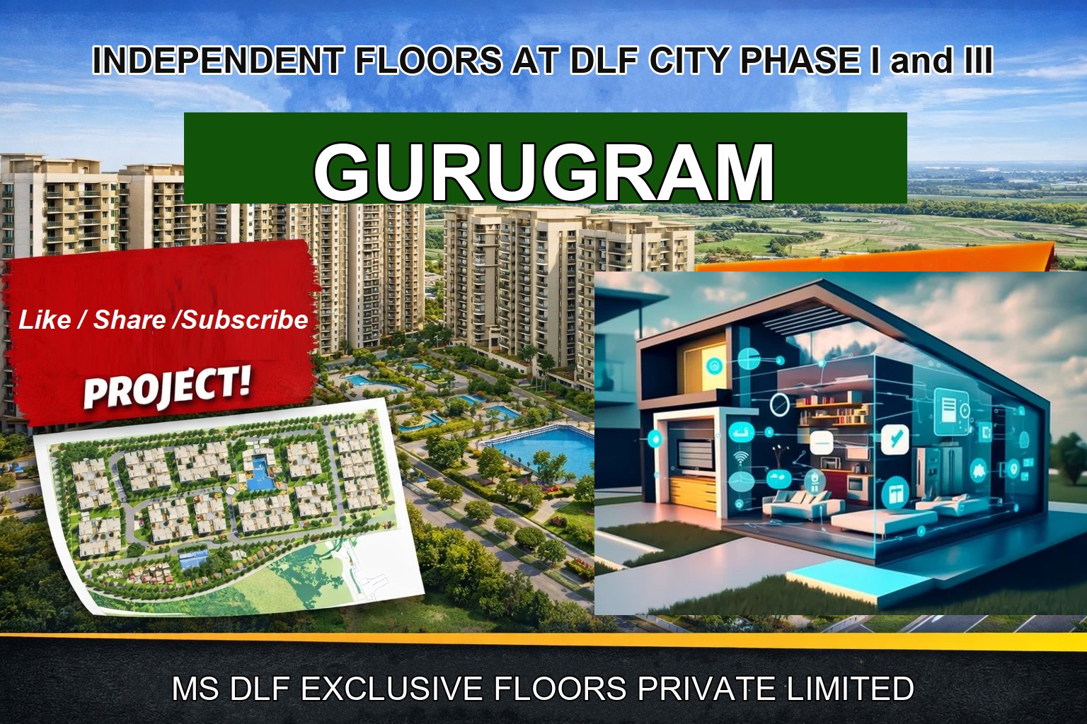 INDEPENDENT FLOORS AT DLF CITY PHASE I and III
