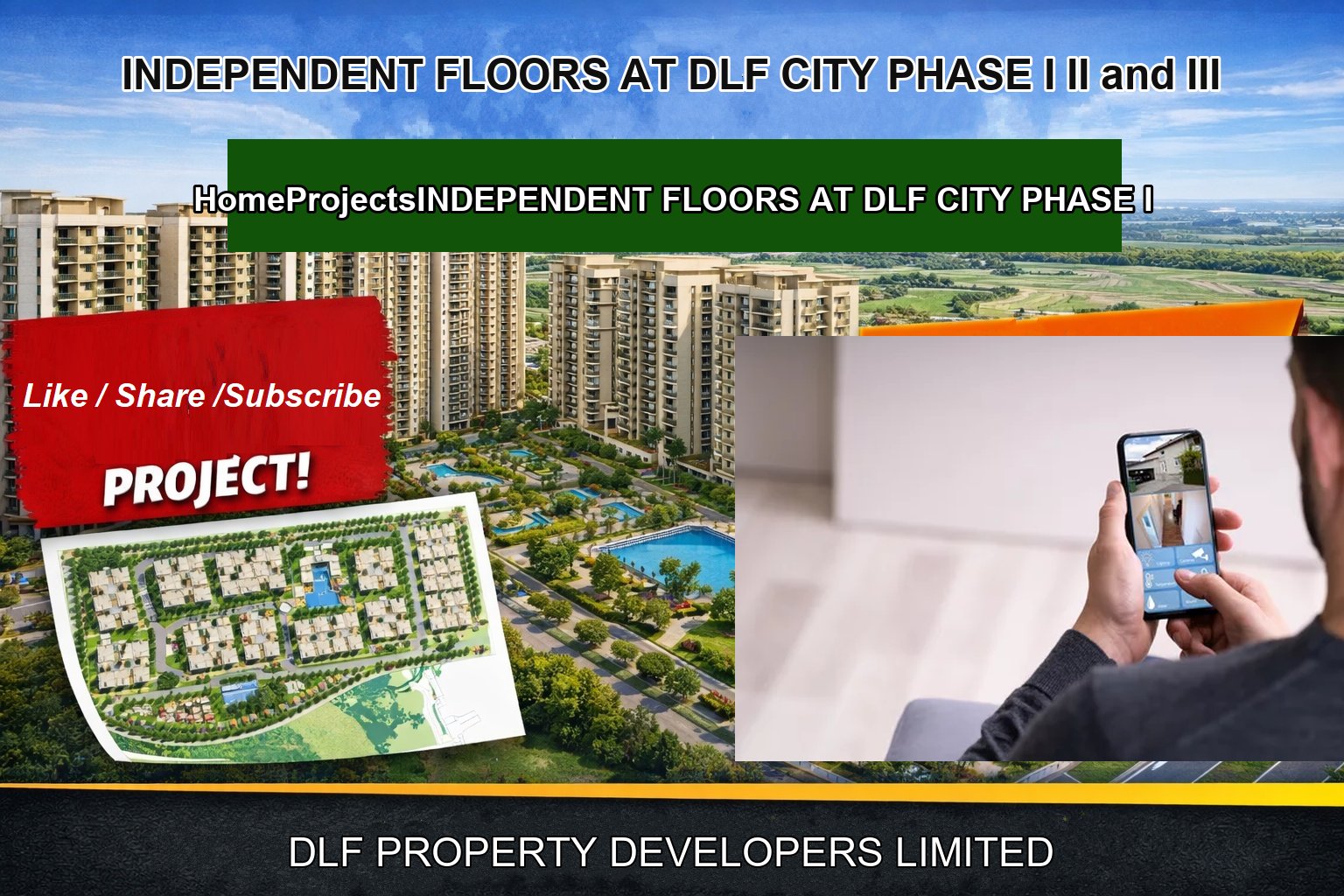 INDEPENDENT FLOORS AT DLF CITY PHASE I II and III