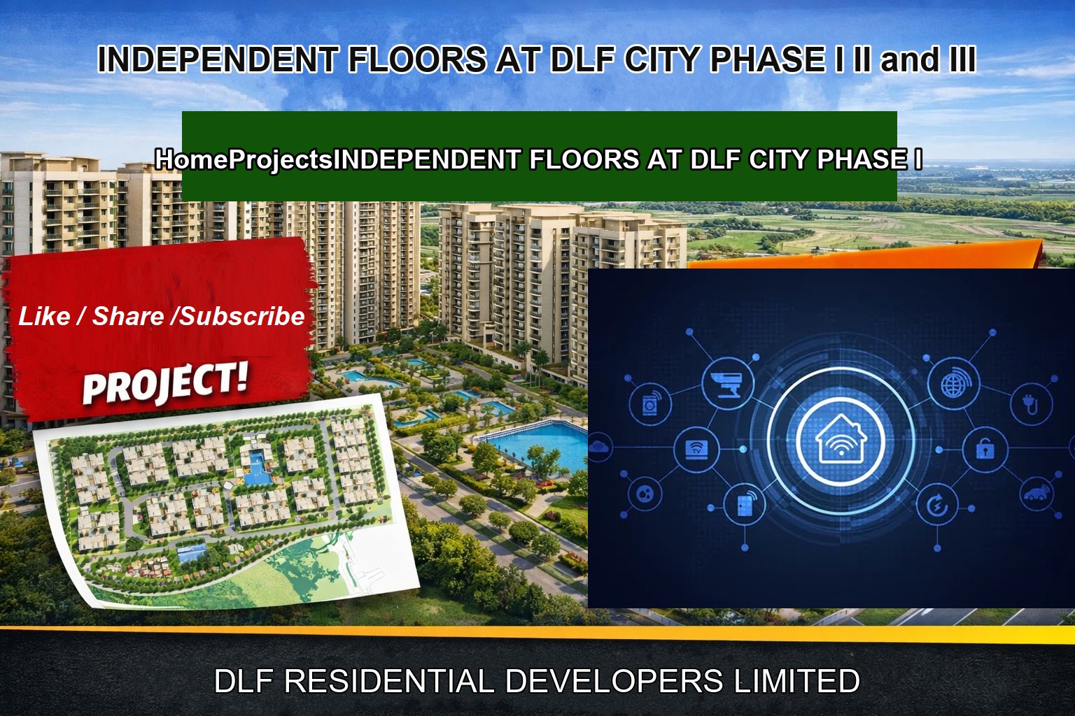 INDEPENDENT FLOORS AT DLF CITY PHASE I II and III