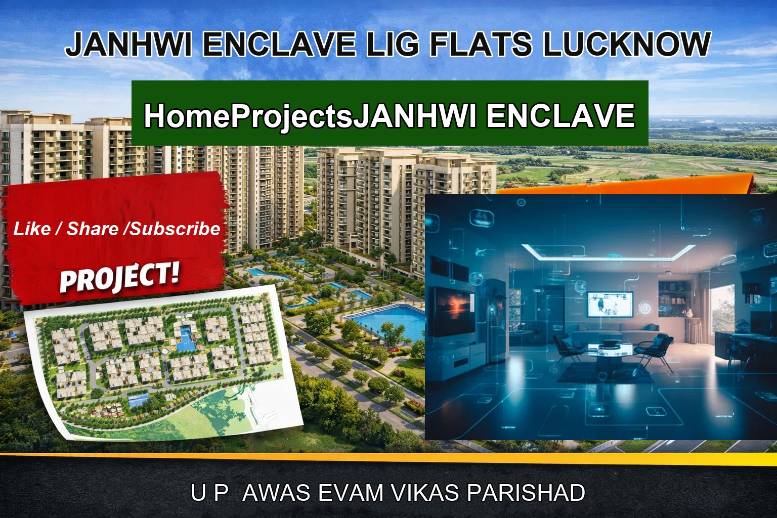 JANHWI ENCLAVE LIG FLATS LUCKNOW