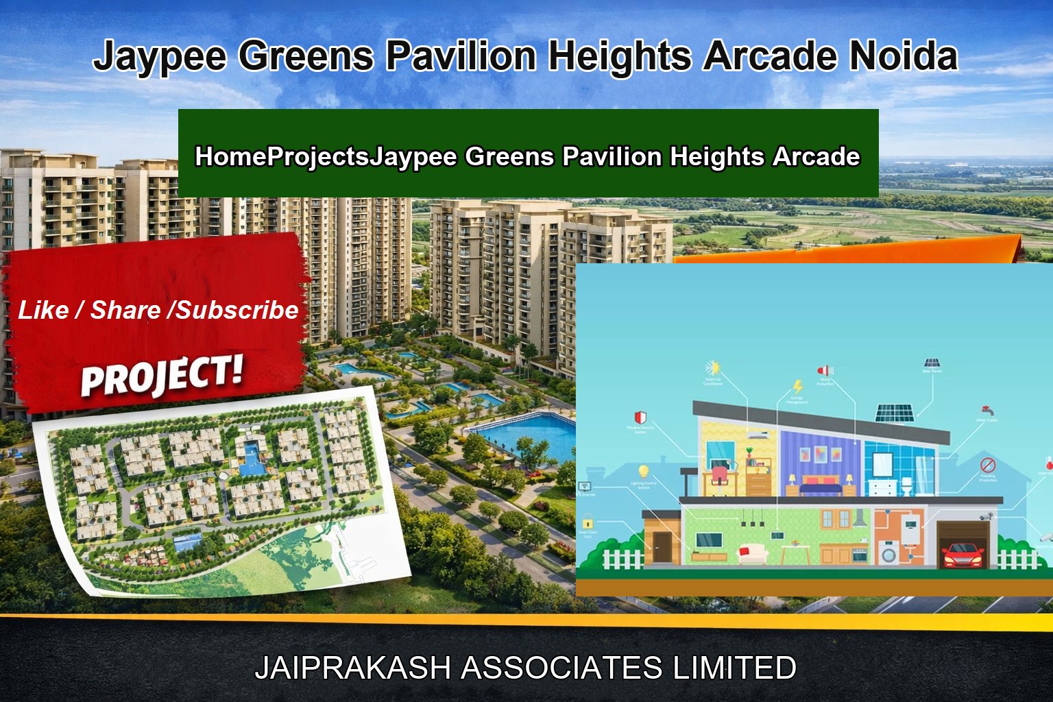 Jaypee Greens Pavilion Heights Arcade Noida