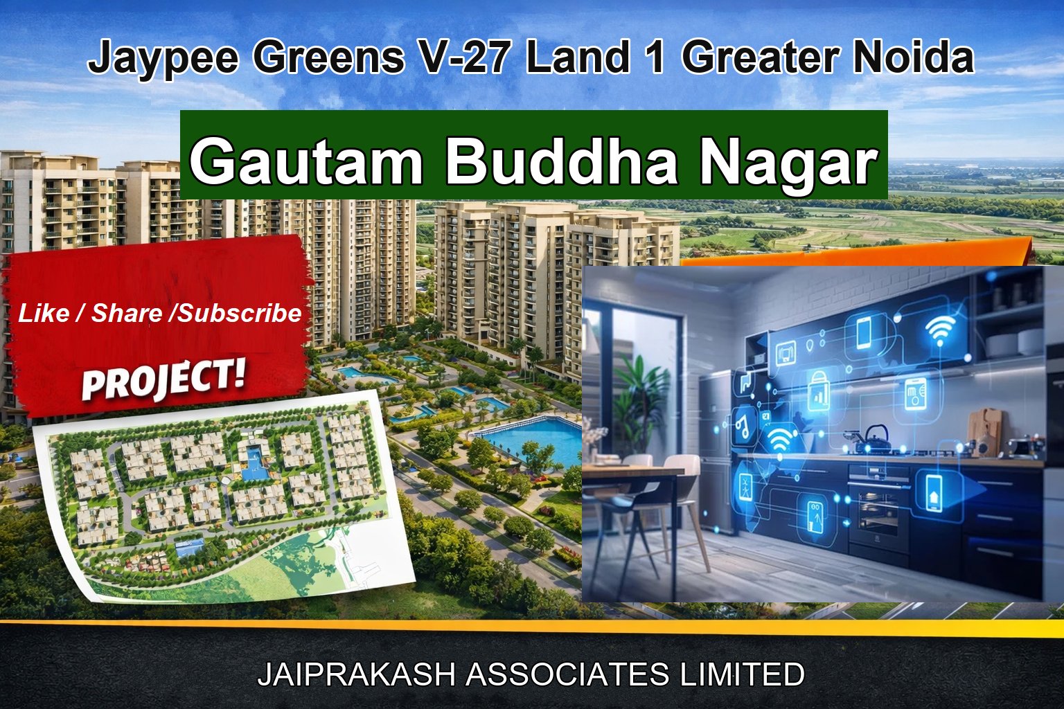 Jaypee Greens V-27 Land 1 Greater Noida