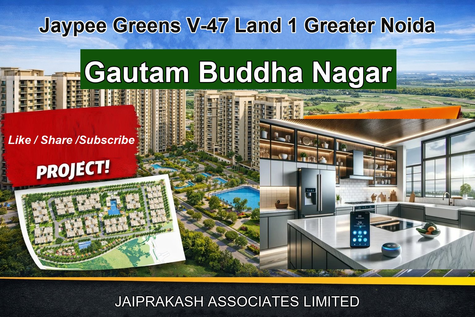 Jaypee Greens V-47 Land 1 Greater Noida