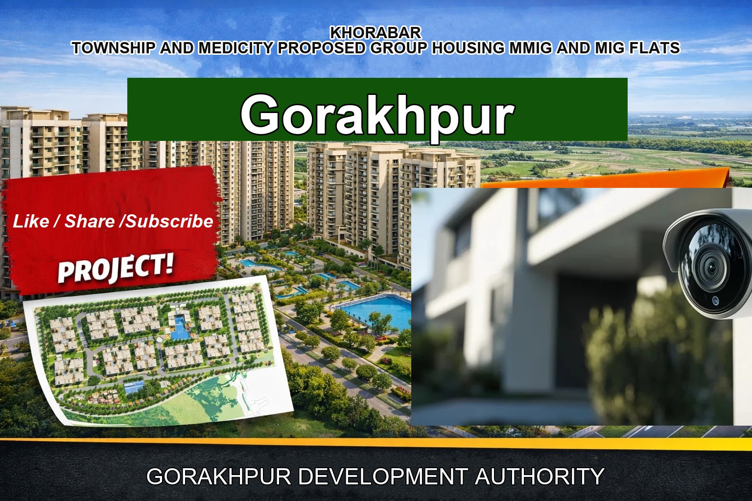 KHORABAR TOWNSHIP AND MEDICITY PROPOSED GROUP HOUSING MMIG AND MIG FLATS