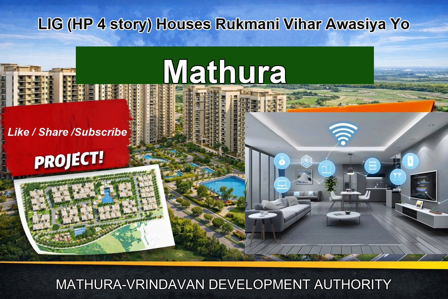 LIG (HP 4 story) Houses Rukmani Vihar Awasiya Yo