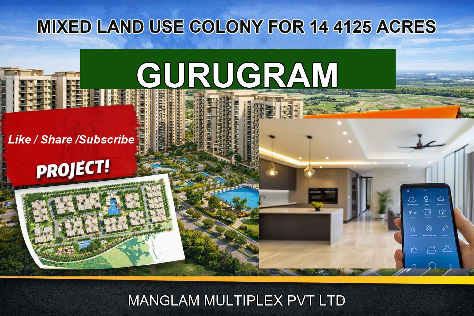 MIXED LAND USE COLONY FOR 14 4125 ACRES