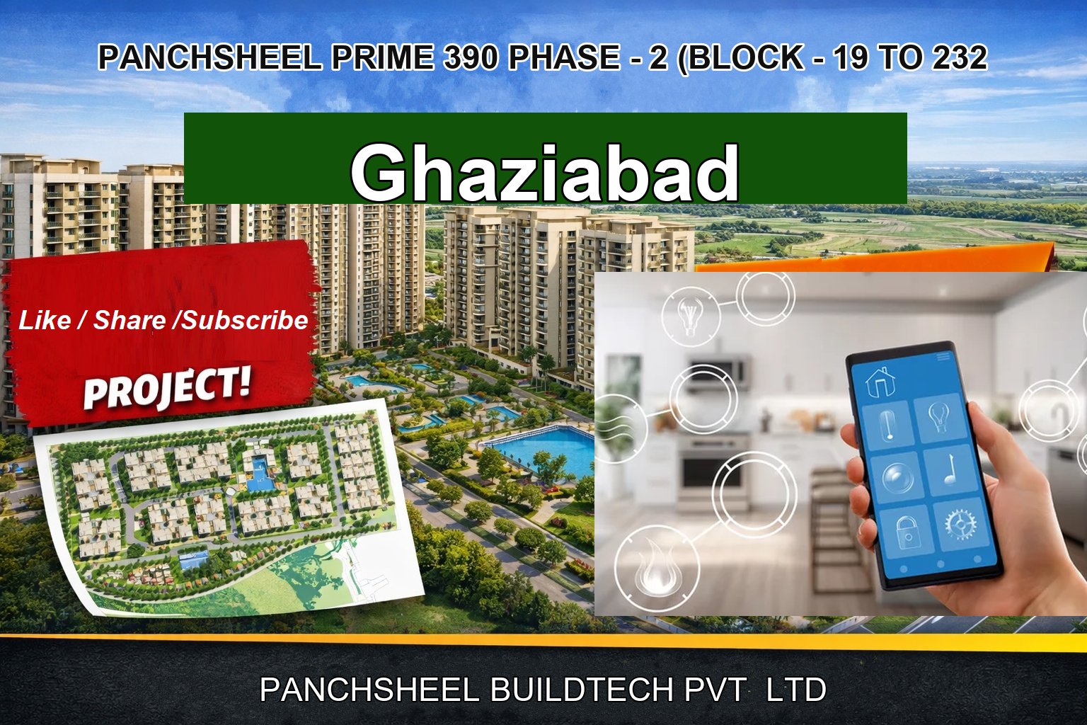 PANCHSHEEL PRIME 390 PHASE - 2 (BLOCK - 19 TO 232