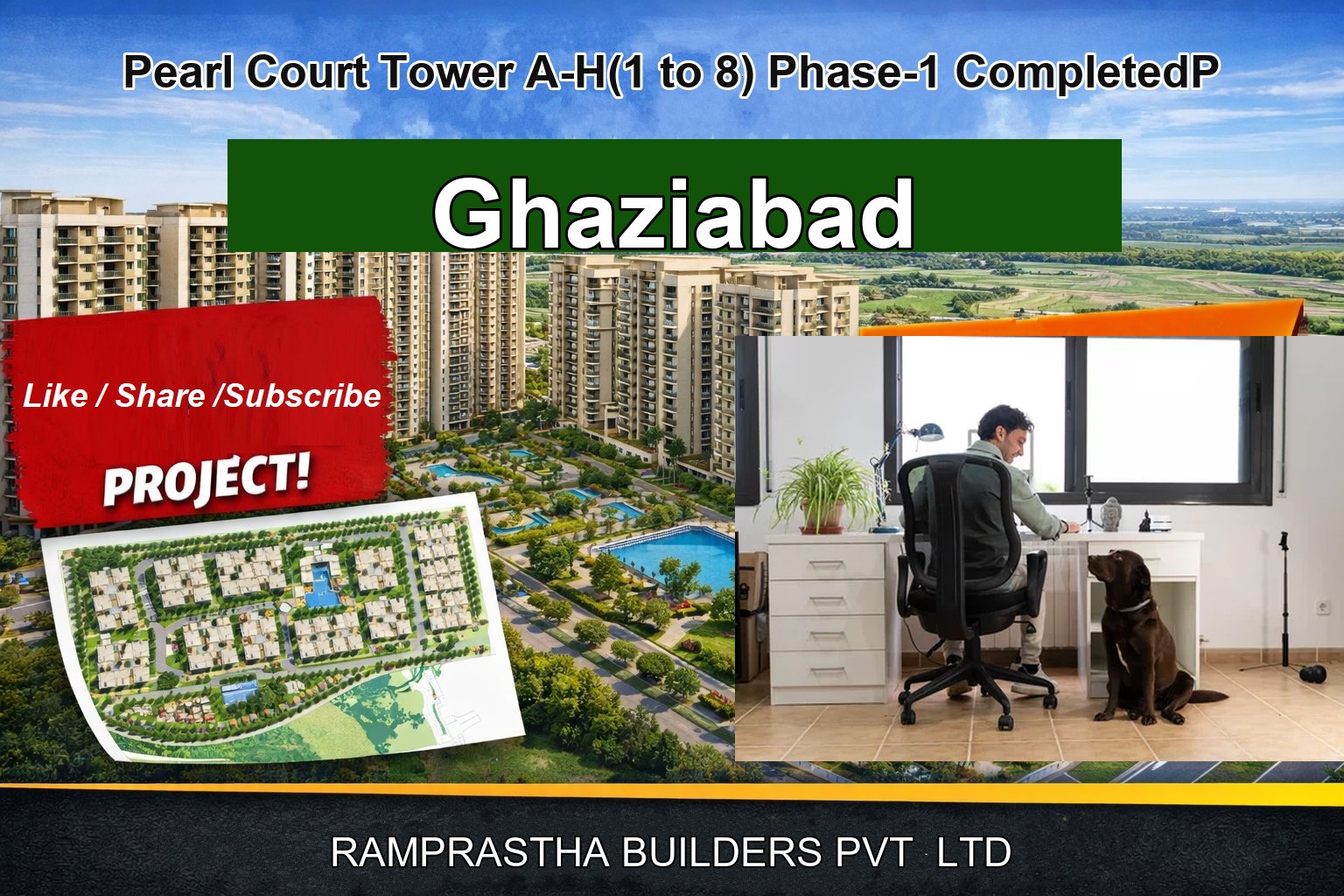 Pearl Court Tower A-H(1 to 8) Phase-1 CompletedP