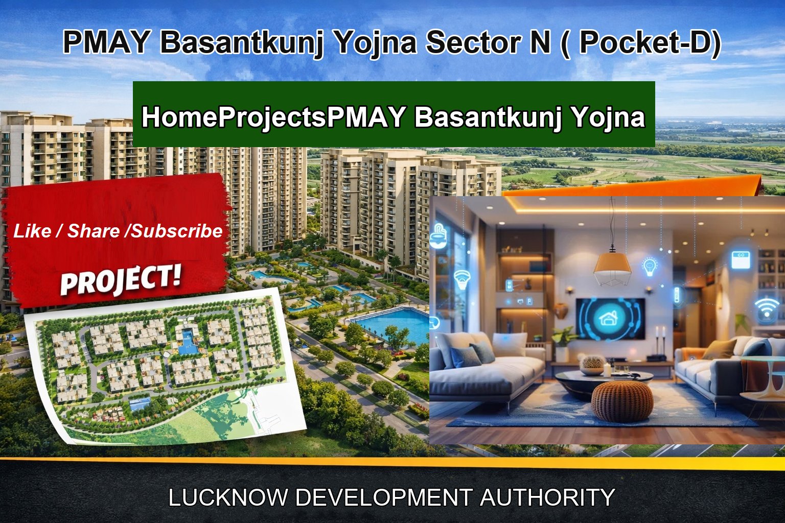 PMAY Basantkunj Yojna Sector N ( Pocket-D)
