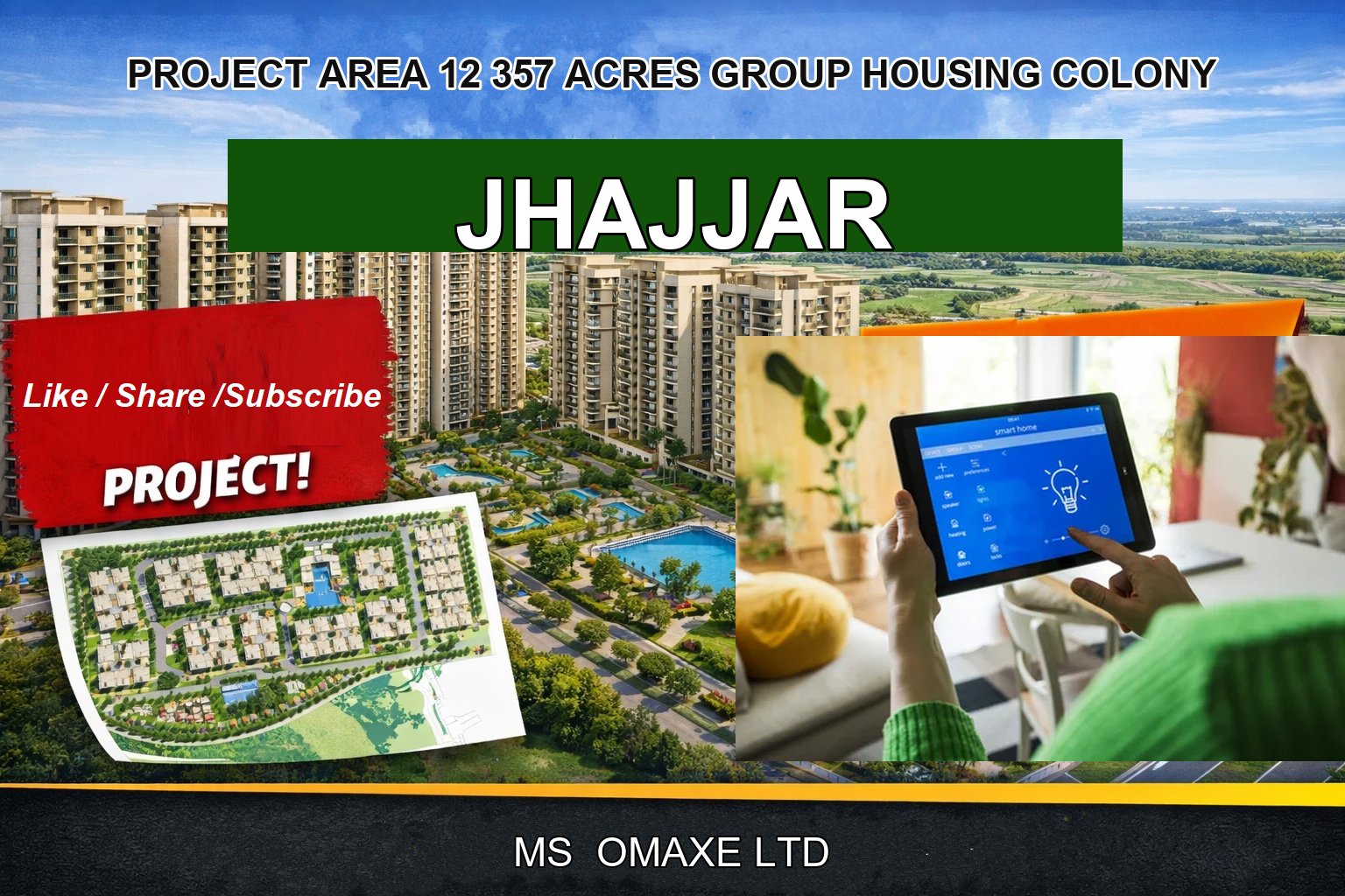 PROJECT AREA 12 357 ACRES GROUP HOUSING COLONY
