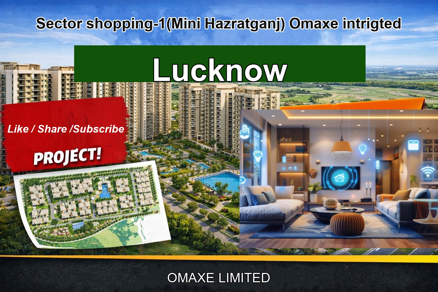Sector shopping-1(Mini Hazratganj) Omaxe intrigted