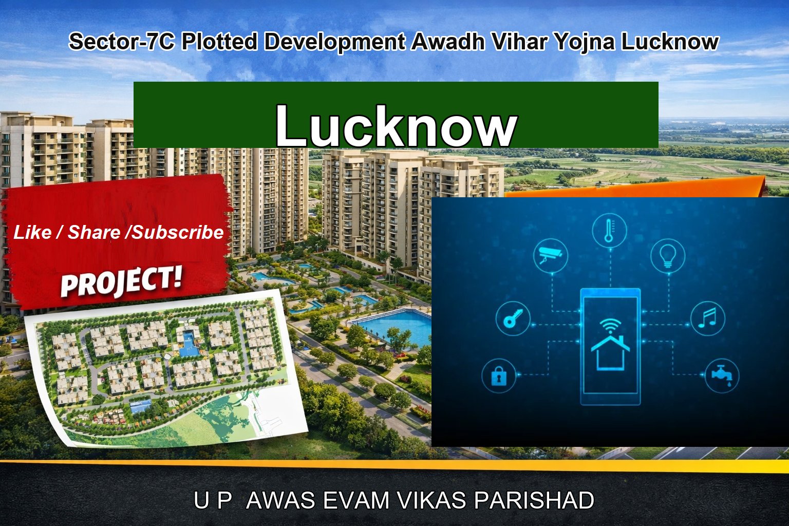 Sector-7C Plotted Development Awadh Vihar Yojna Lucknow