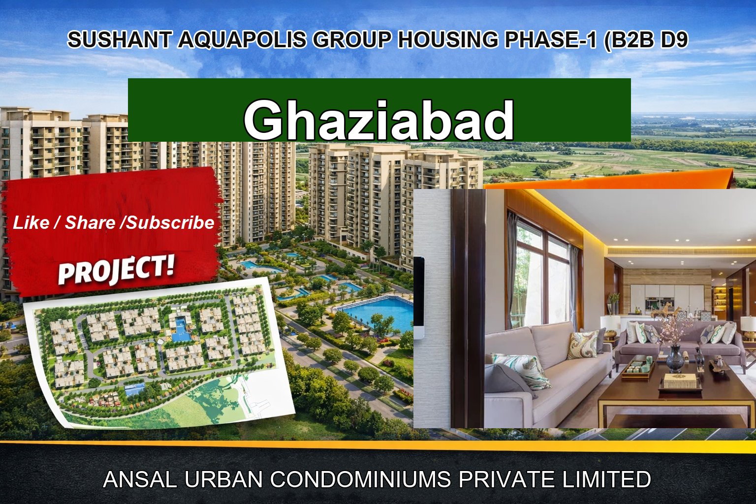 SUSHANT AQUAPOLIS GROUP HOUSING PHASE-1 (B2B D9